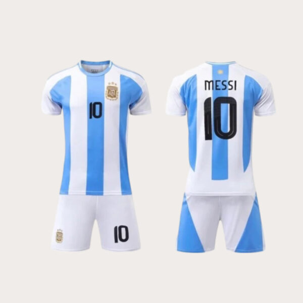 Argentina Foot ball Home Kit - Junior - Image 3