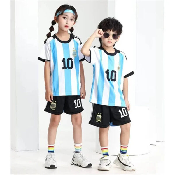 Argentina Foot ball Home Kit - Junior - Image 2